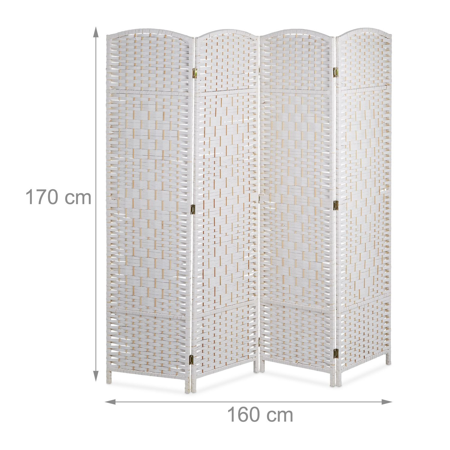 Mampara de pared con 4 paneles