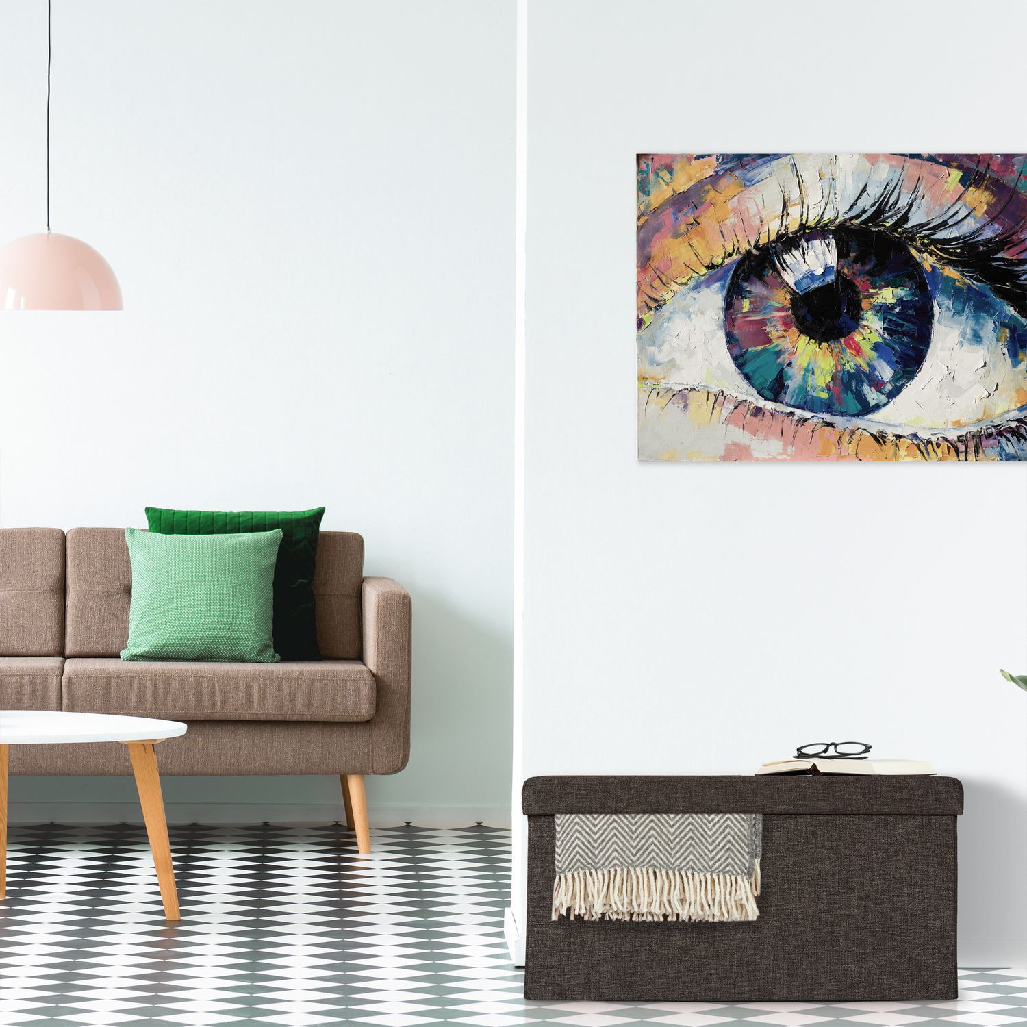 Banc avec espace de rangement