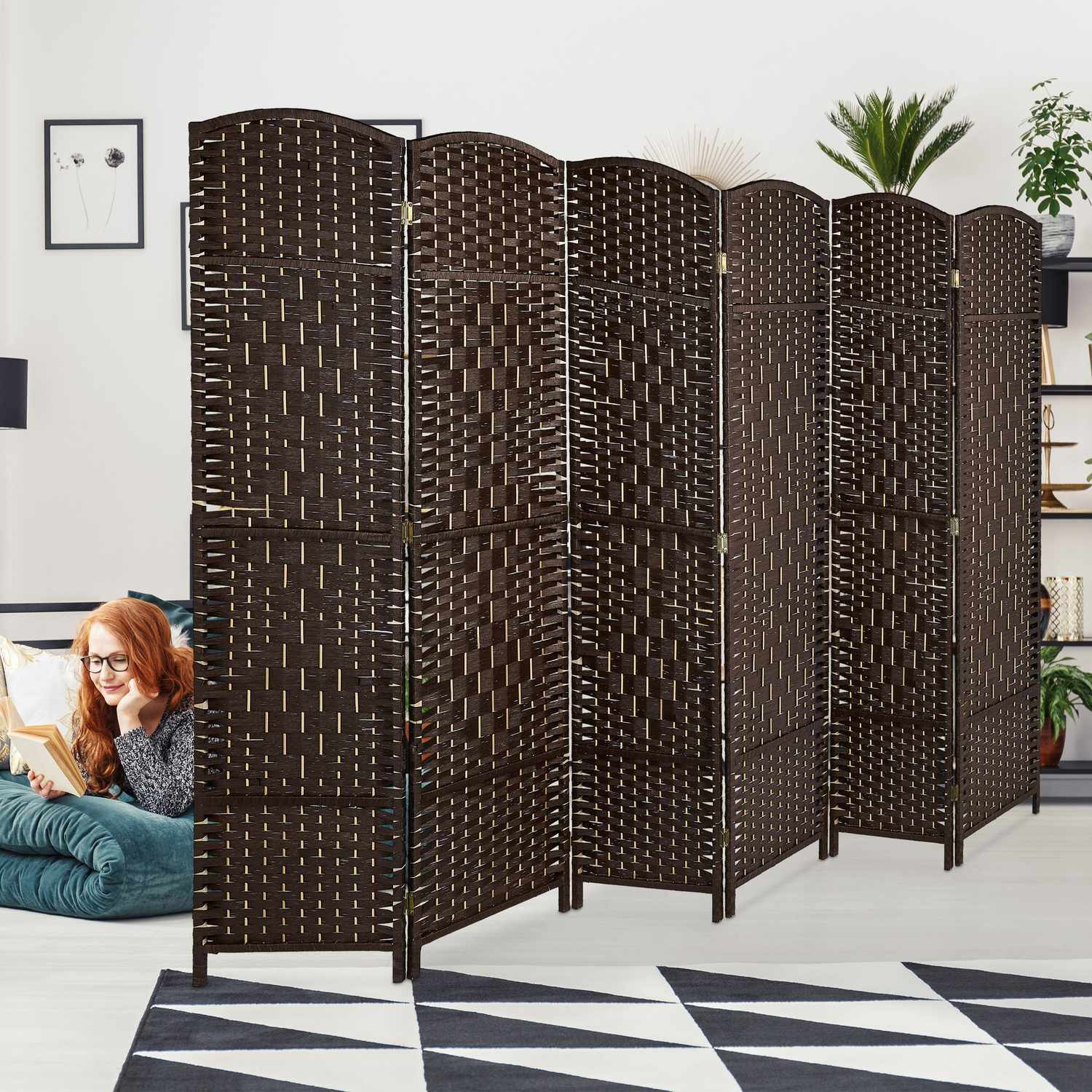 Mampara de pared con 6 paneles
