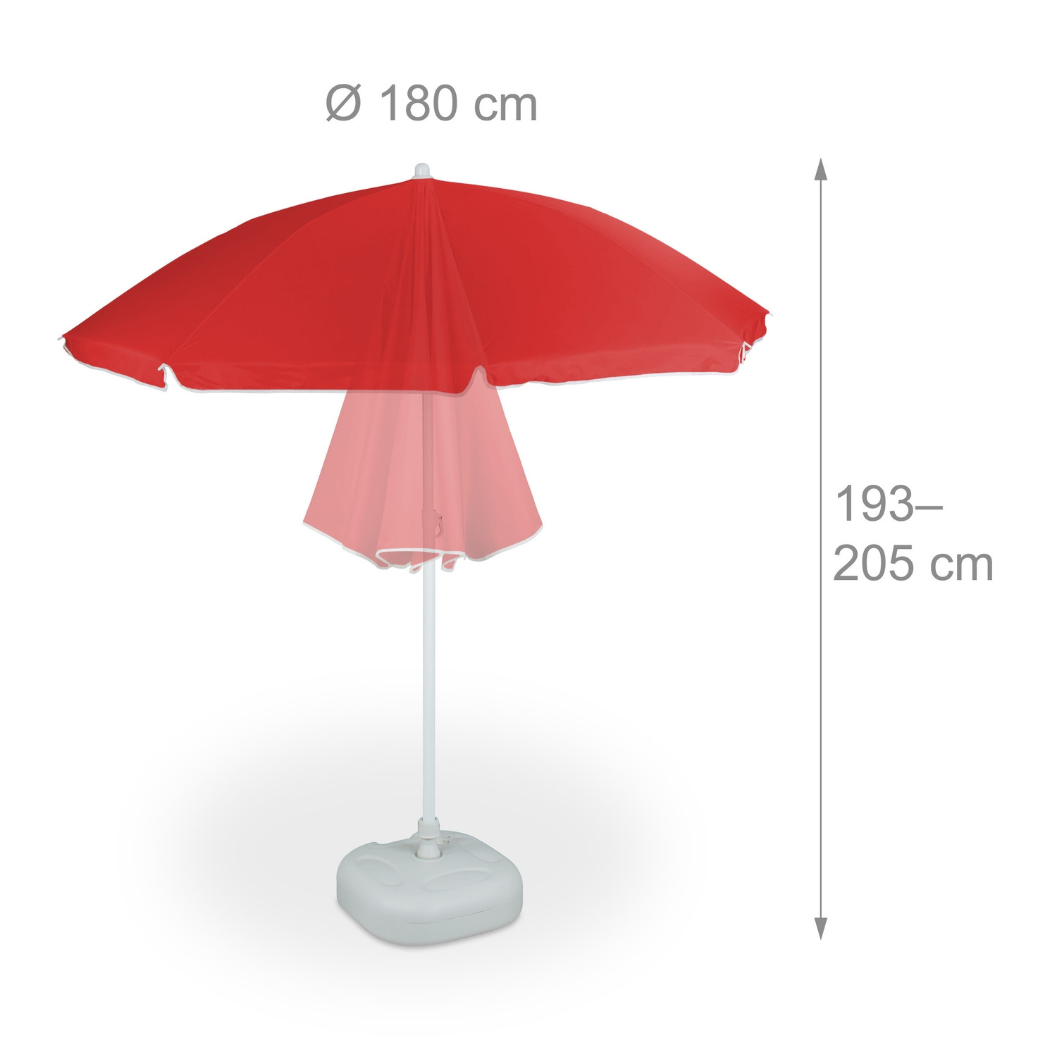 Ombrellone 180 cm