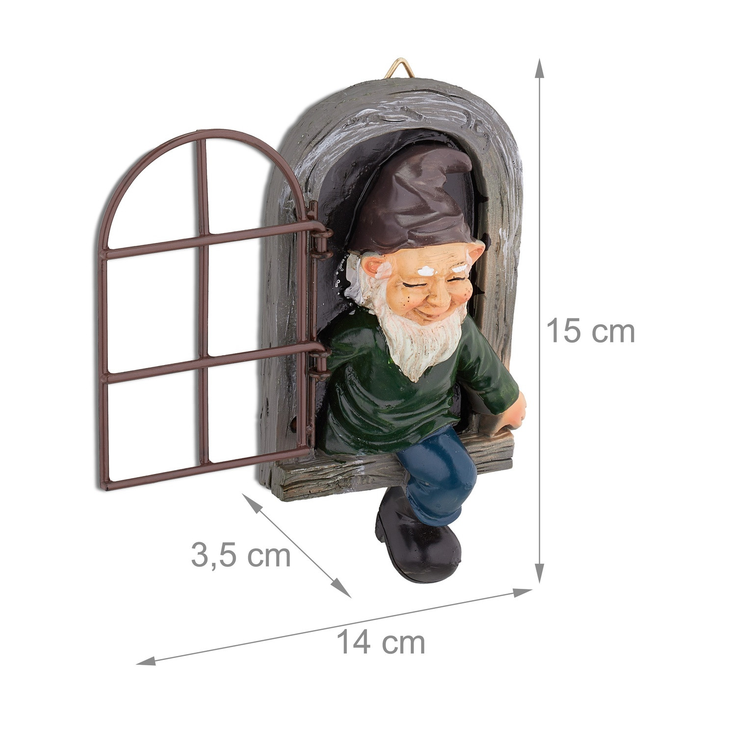 Enano con ventana