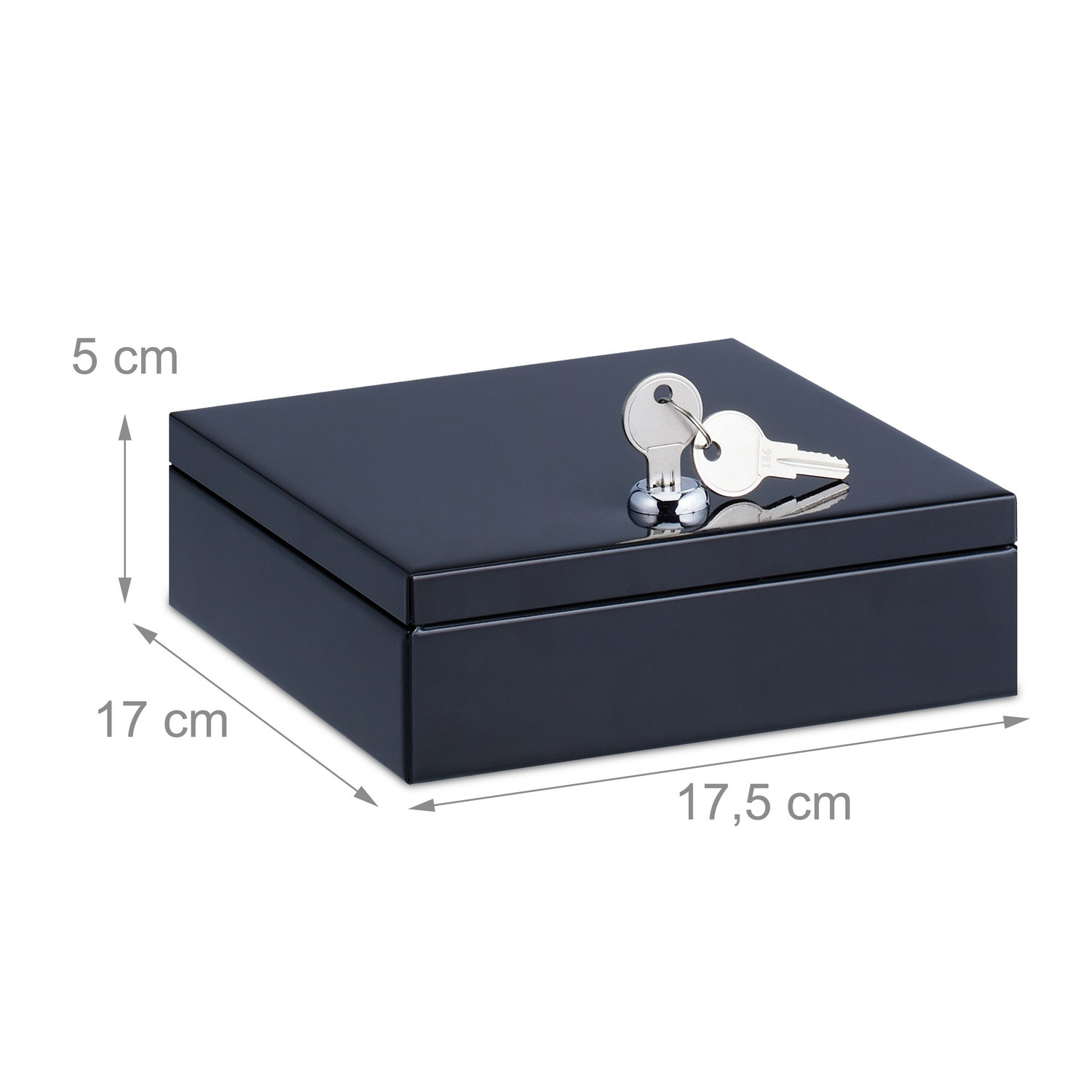 Caja negra con 2 llaves