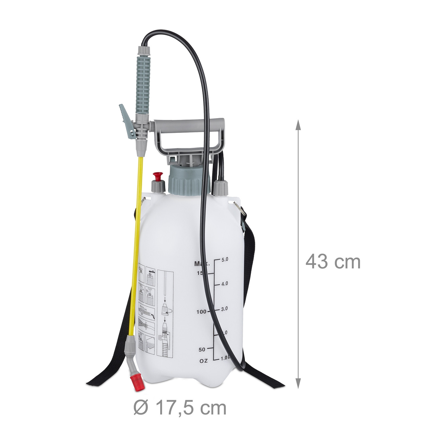 Pulvérisateur à pression 5 l