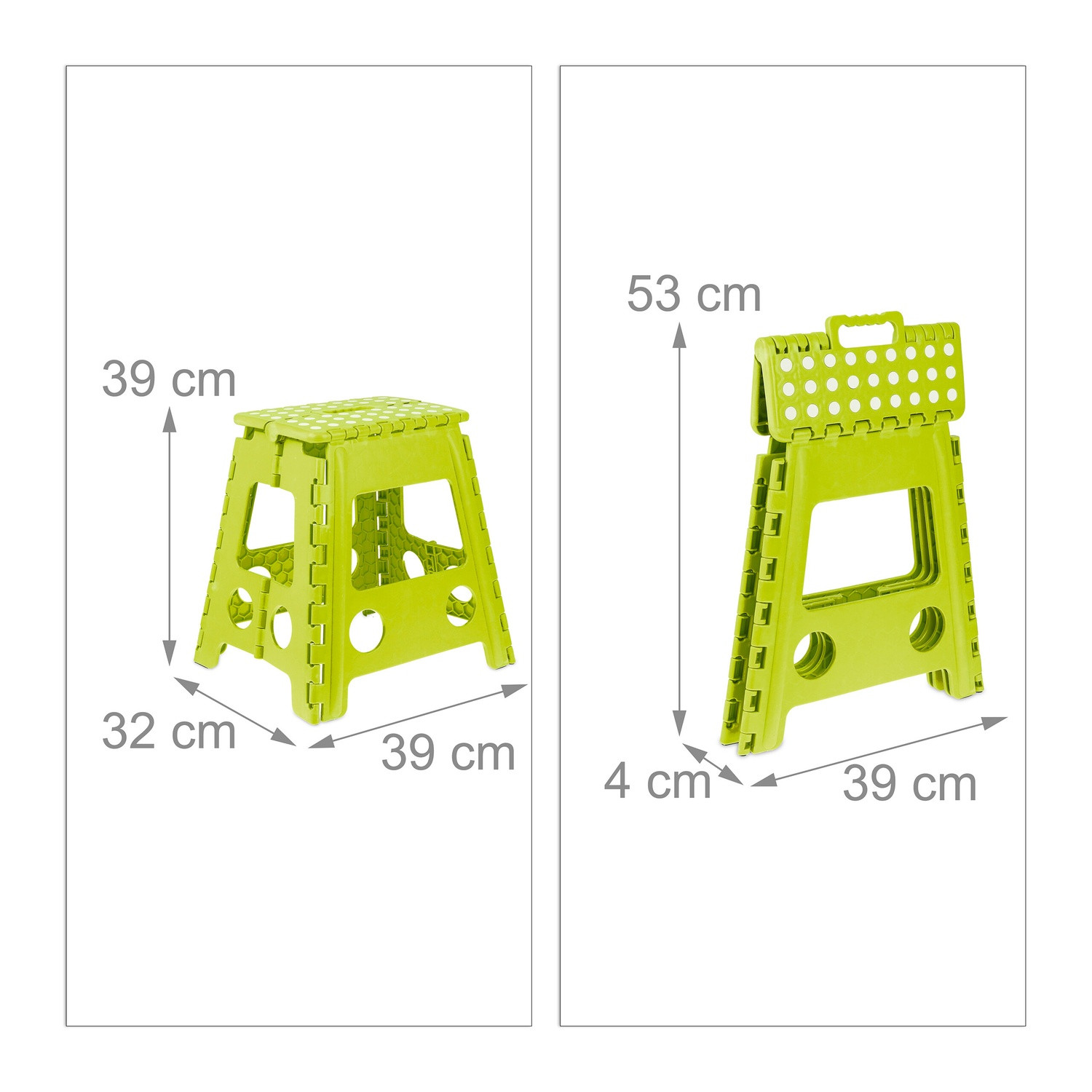 Klapphocker XL hellgrün