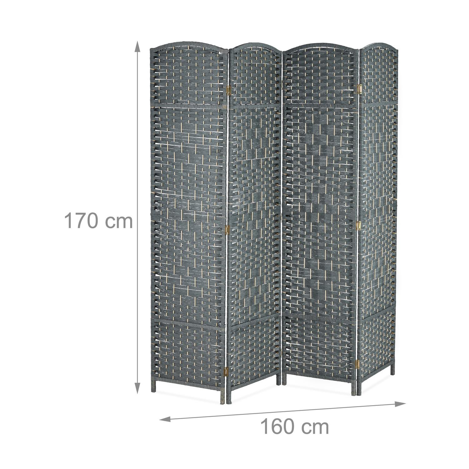 Mampara de pared con 4 paneles