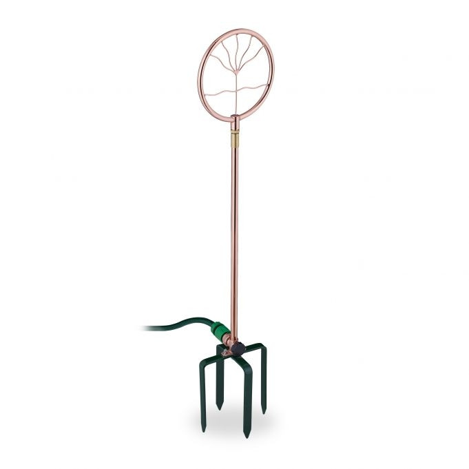 Gartenregner mit Spirale