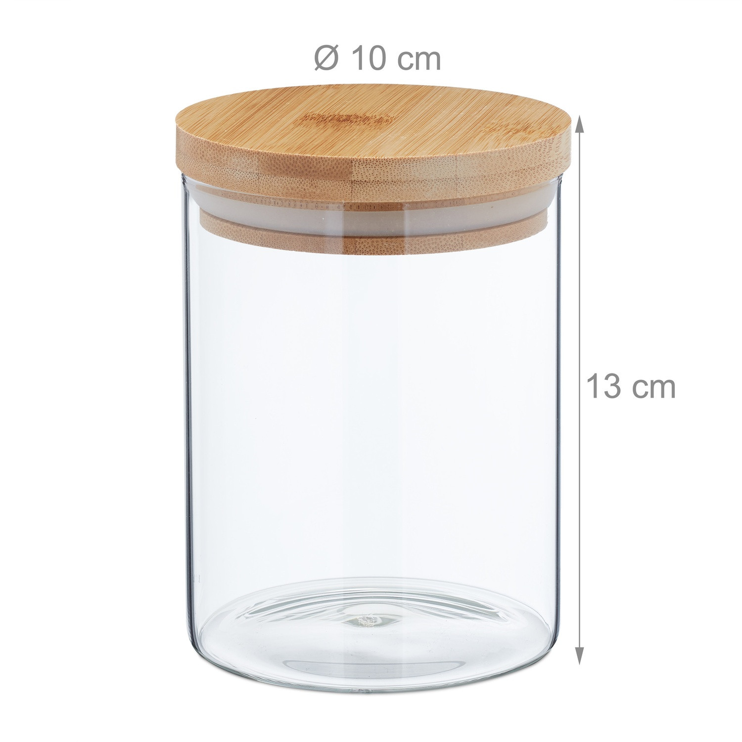 3 pcs. Storage jars in different sizes