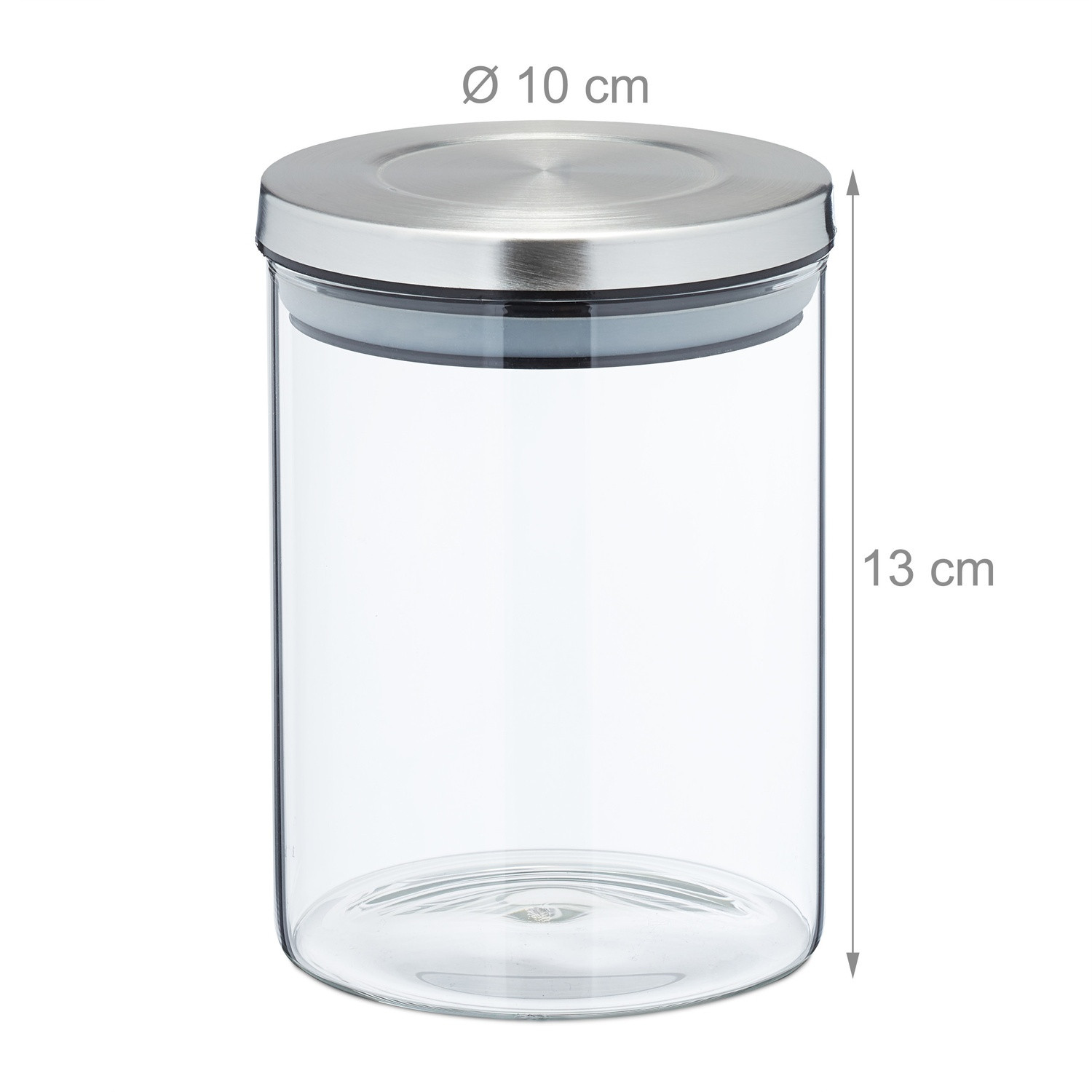 3 pcs. Storage jars in various sizes