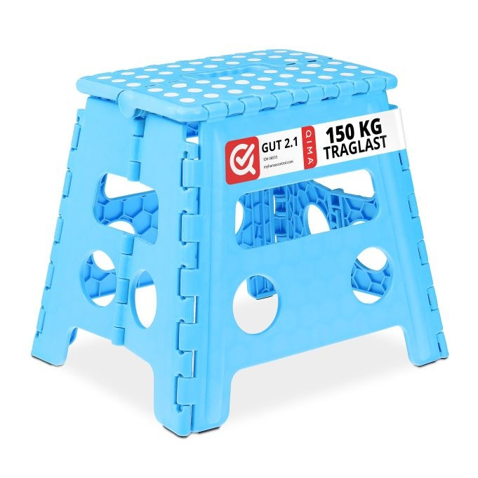 Tabouret pliant bleu