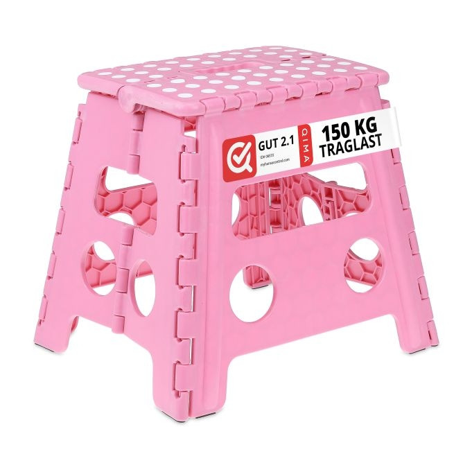 Taburete plegable L rosa
