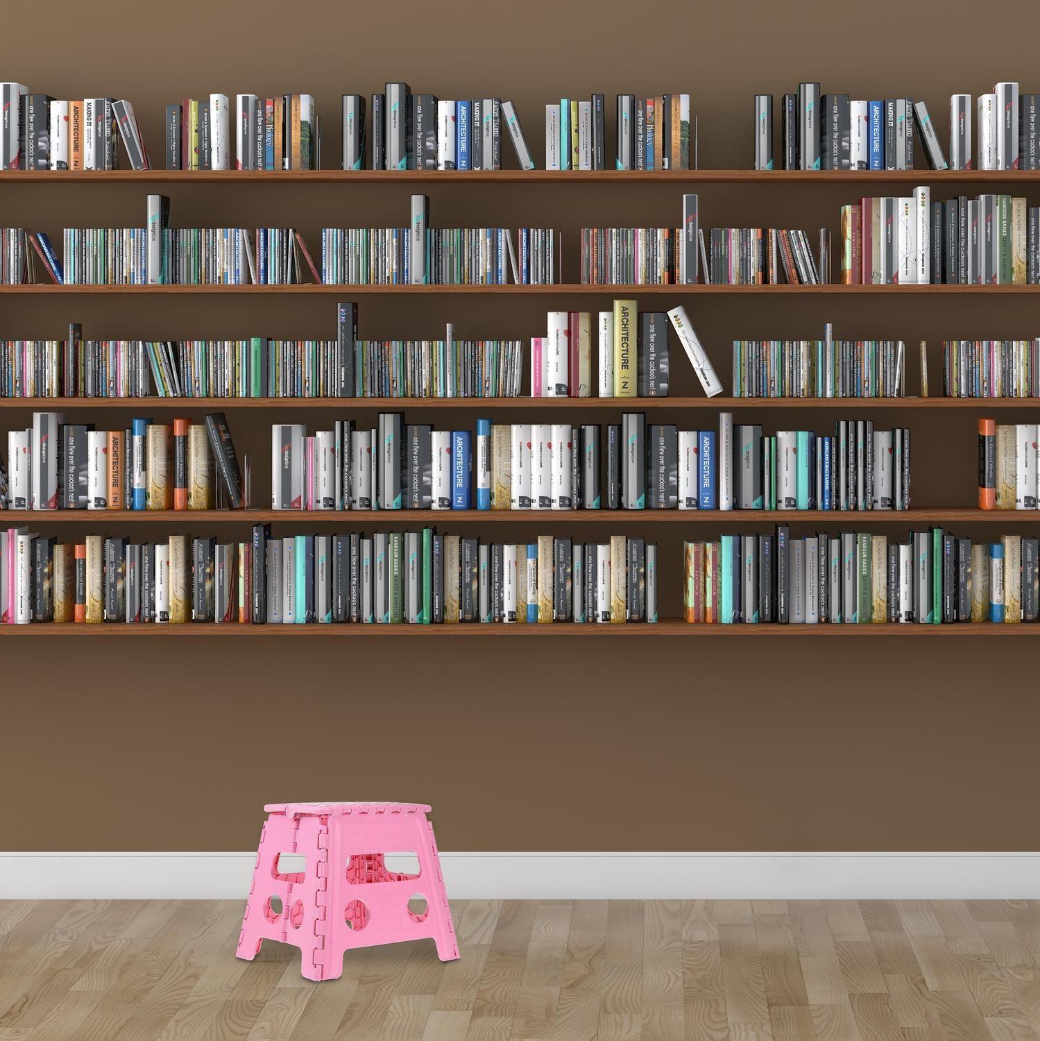 Tabouret pliant L rose
