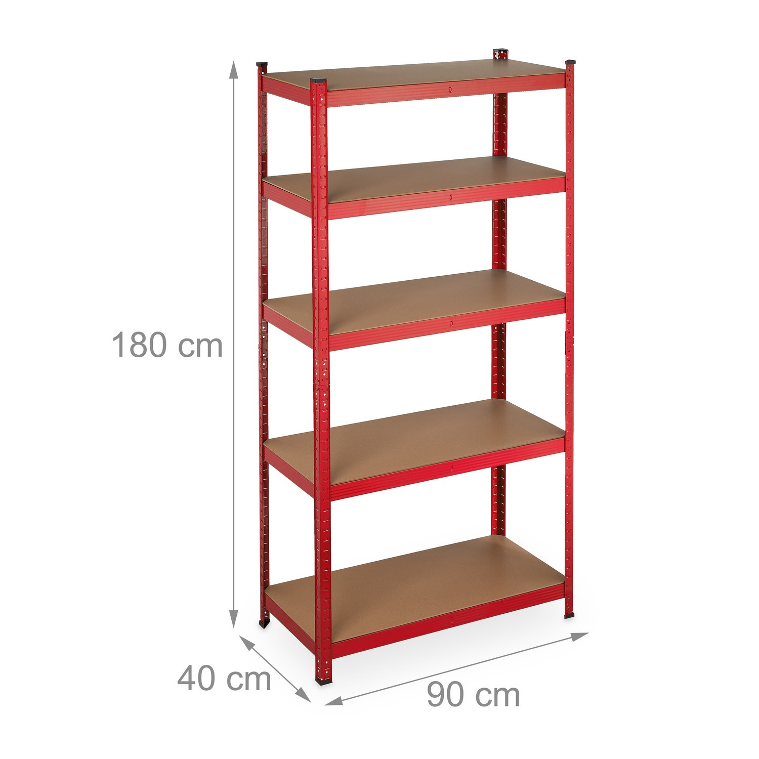 Opbergplank rood