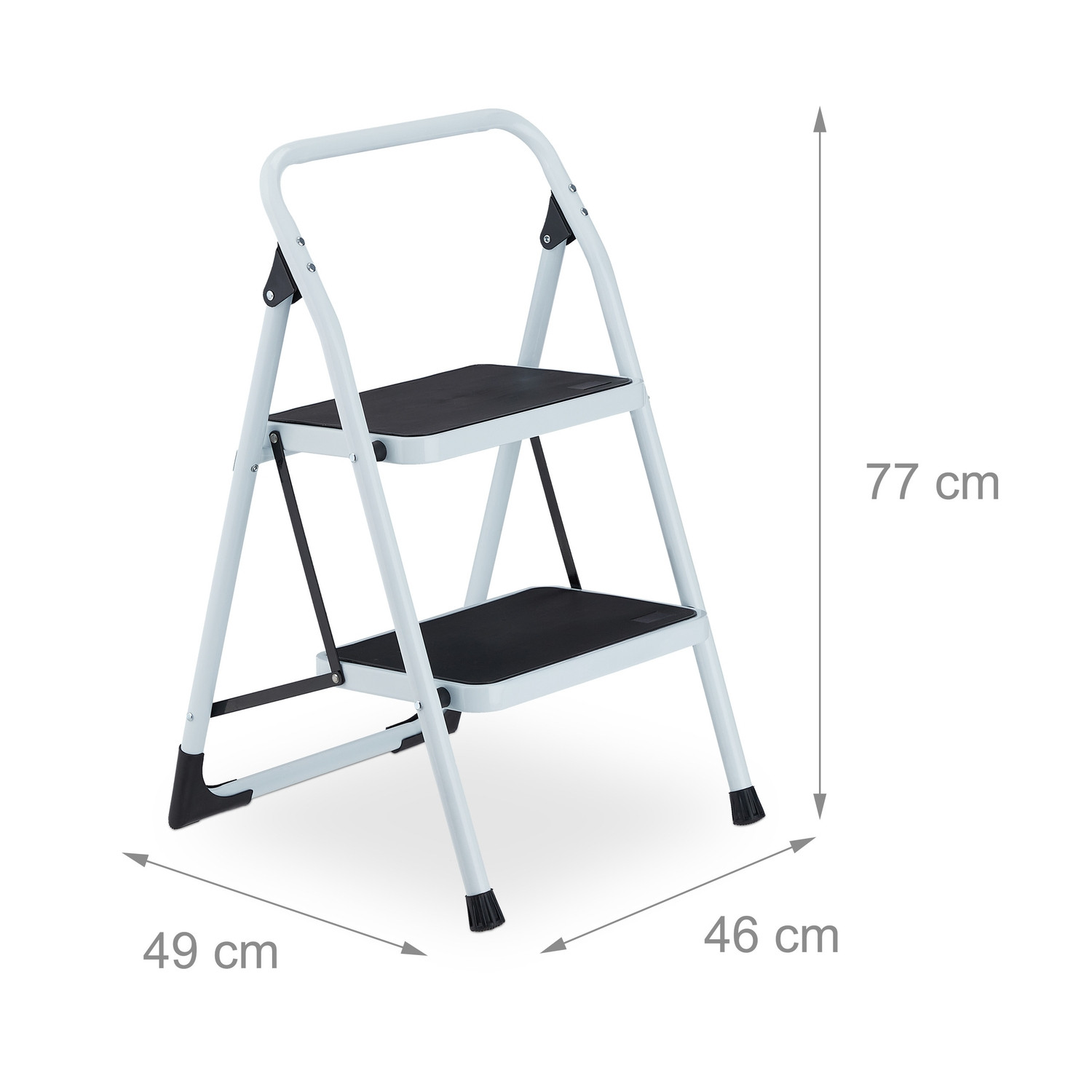 Folding stepladder, 2 steps