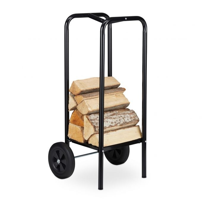 Carro de madera con ruedas