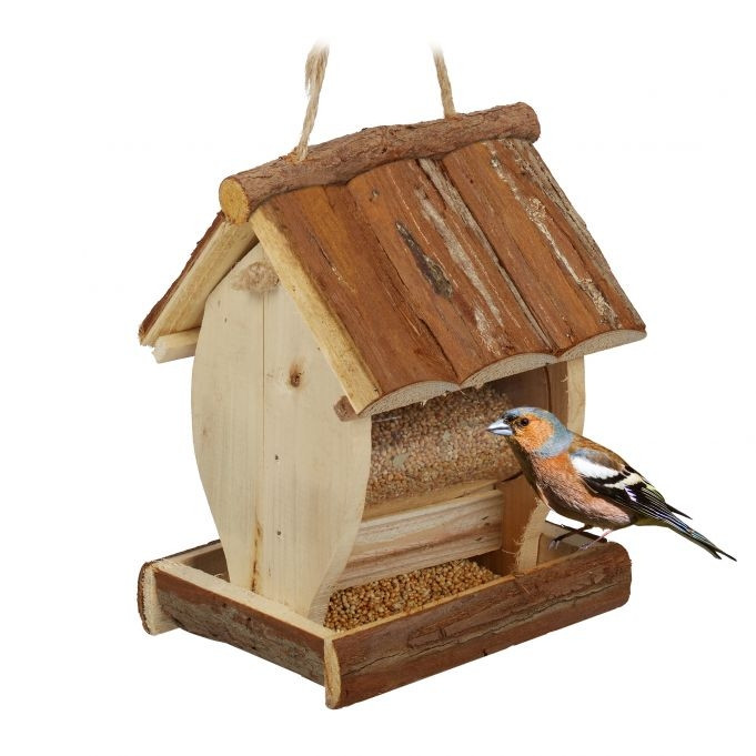 Vogelfutterhaus mit Aufhängung