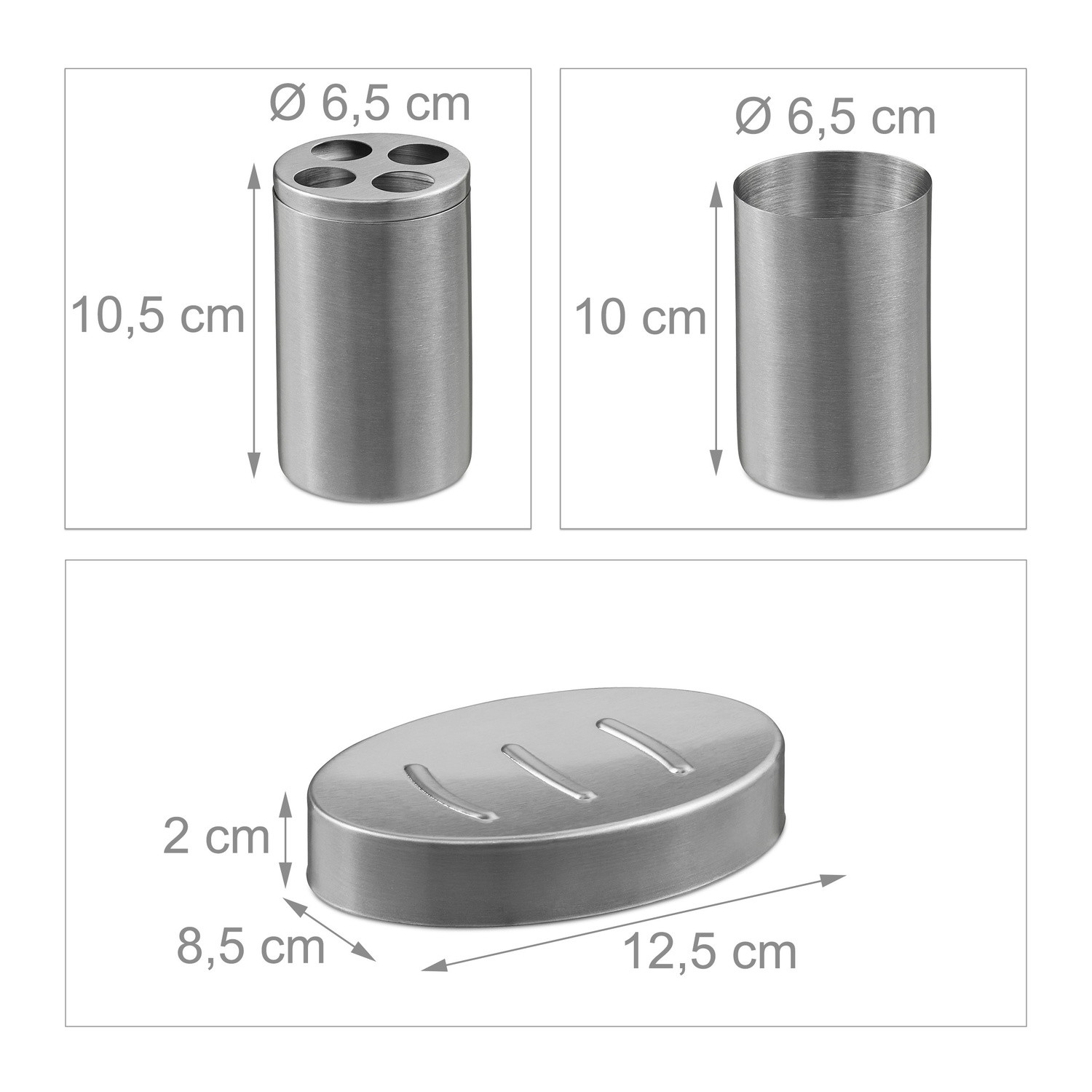 Badezimmer-Set 5-teilig