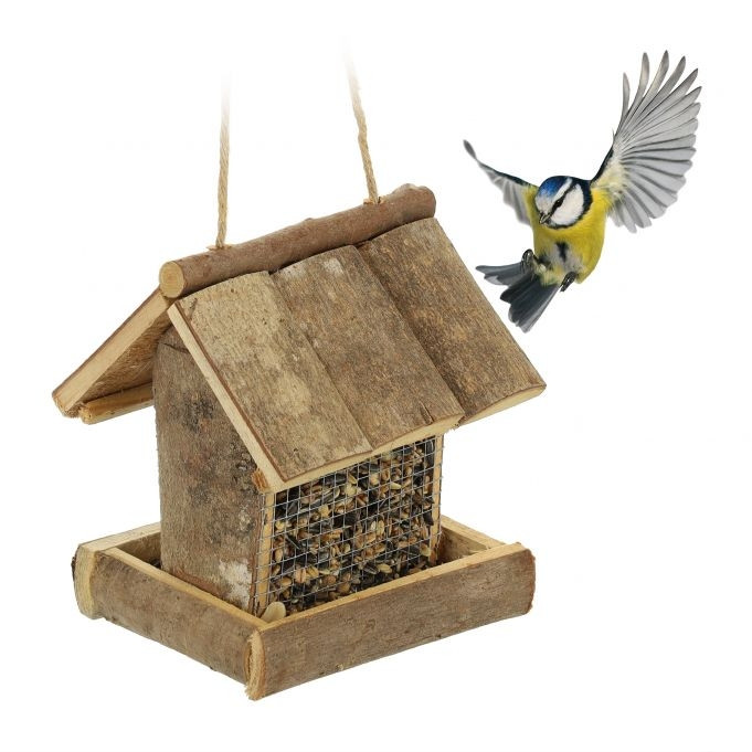Vogelfutterhaus mit Aufhängung