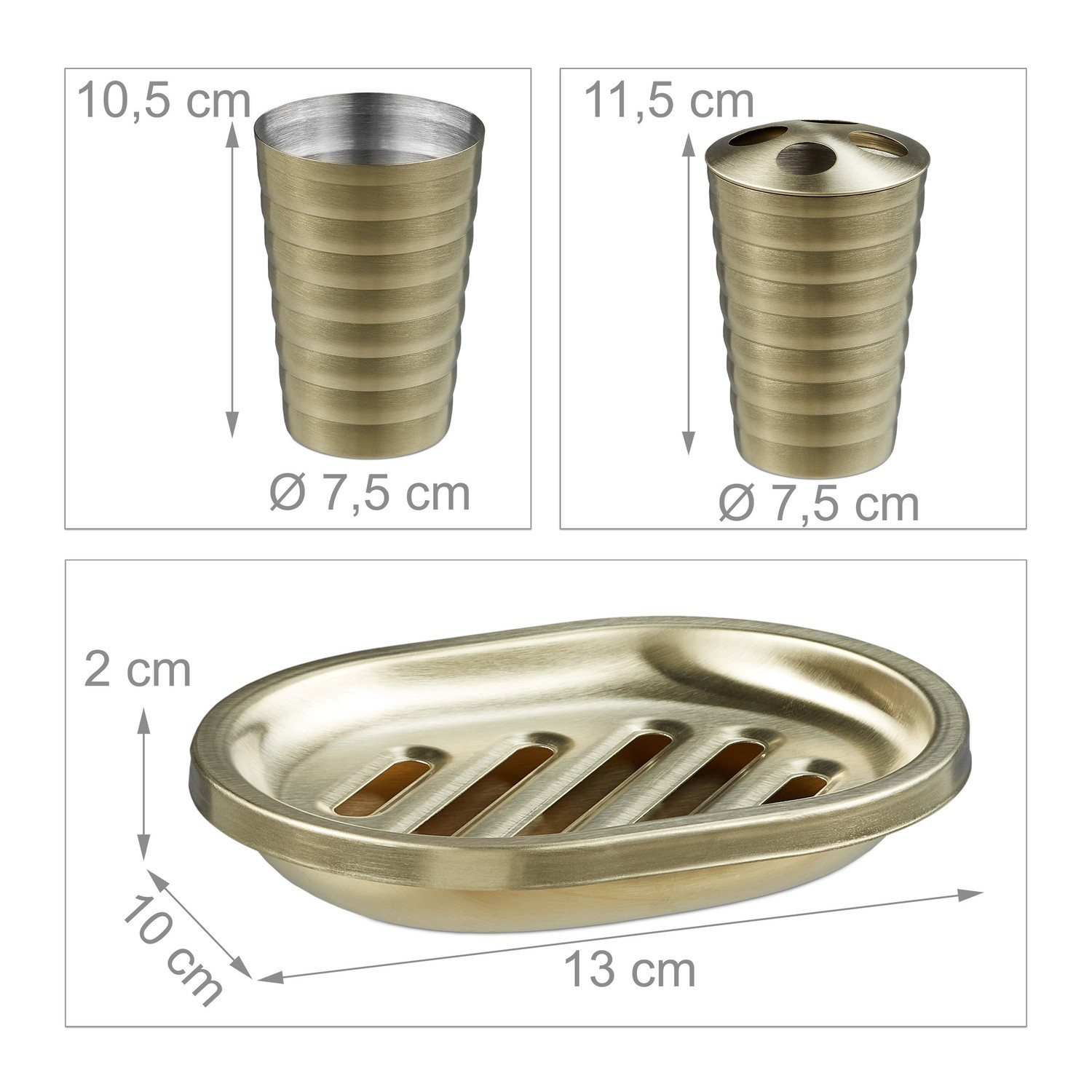 Badezimmer-Set 5-teilig
