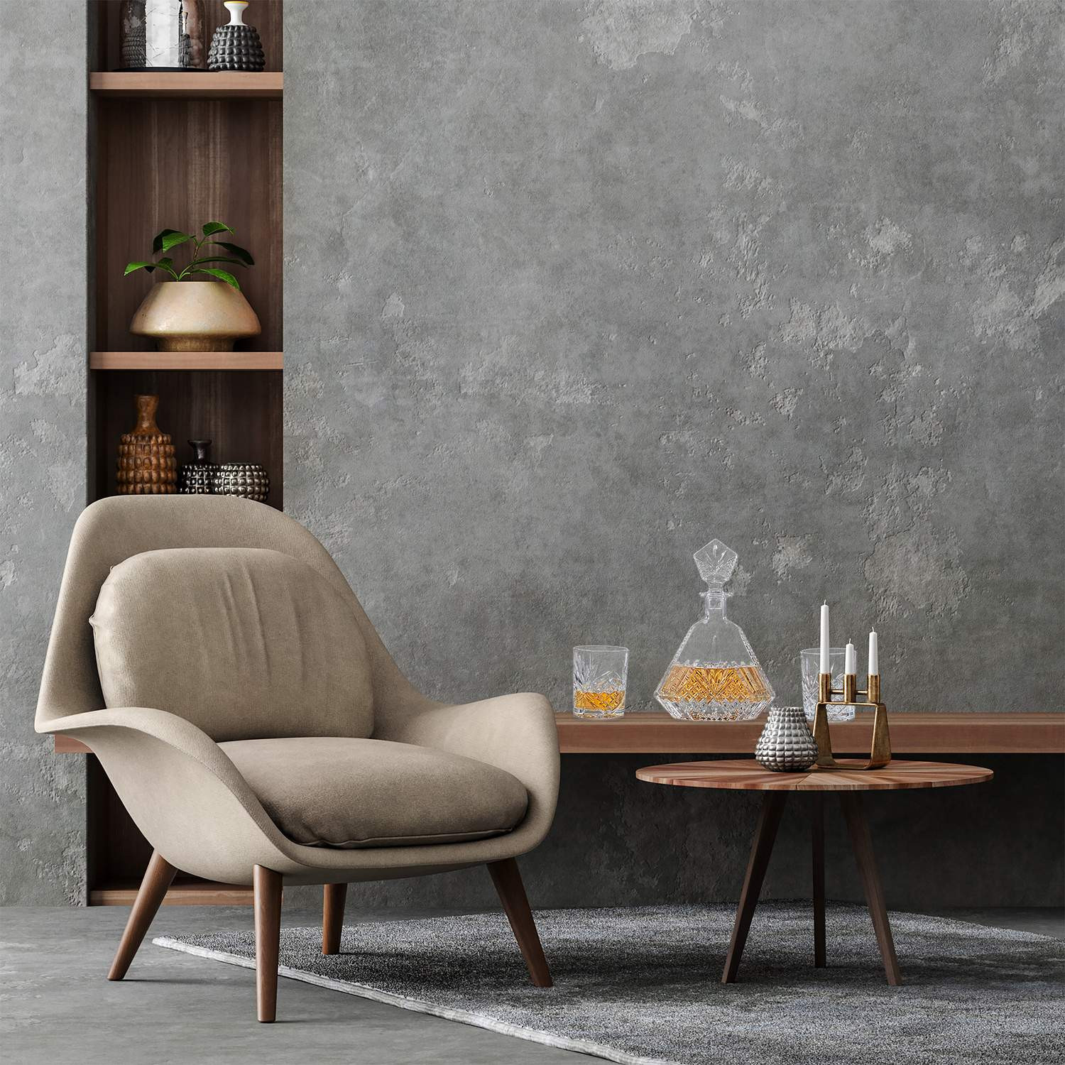 Set da whisky 5 pezzi
