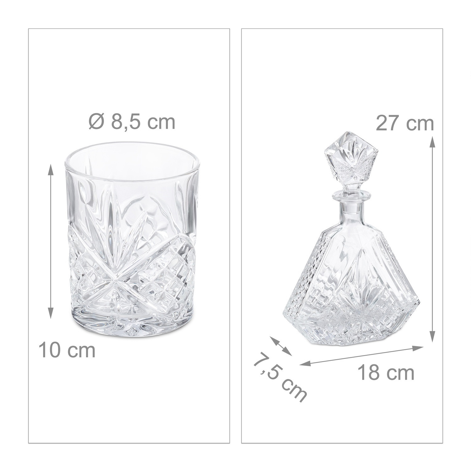 Coffret à whisky 5 pièces