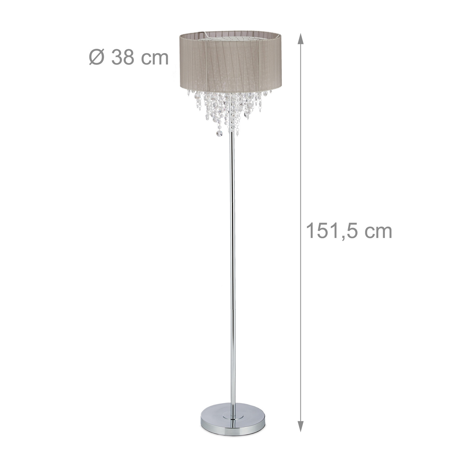 Luxe staande lamp