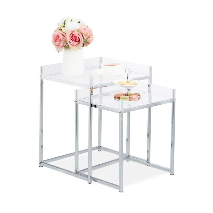 Table d'appoint en lot de 2