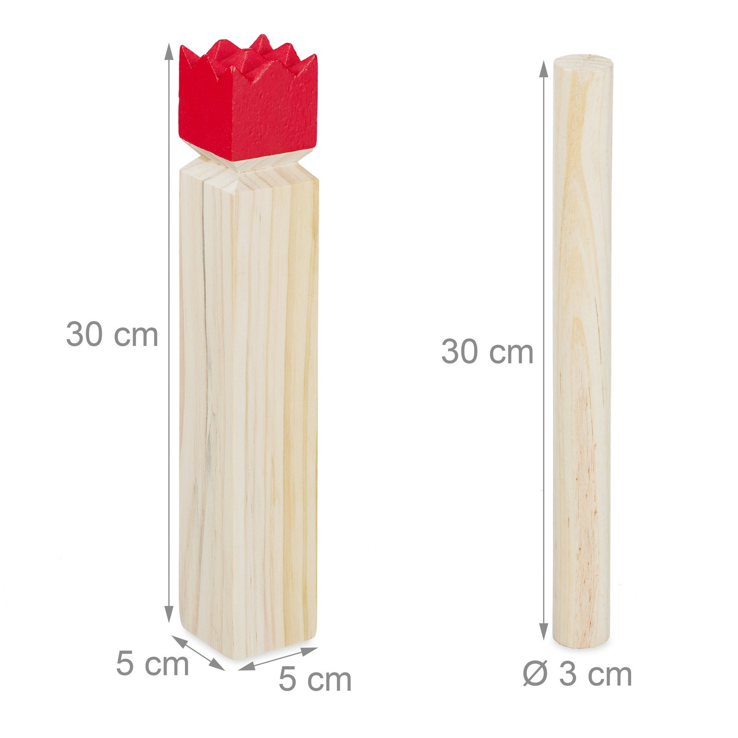 Wikinger-Kubb-Spiel