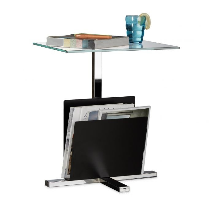 Table d'appoint avec porte-revues