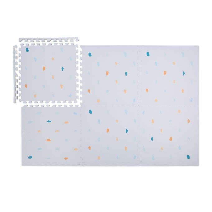 Puzzle mat with pattern