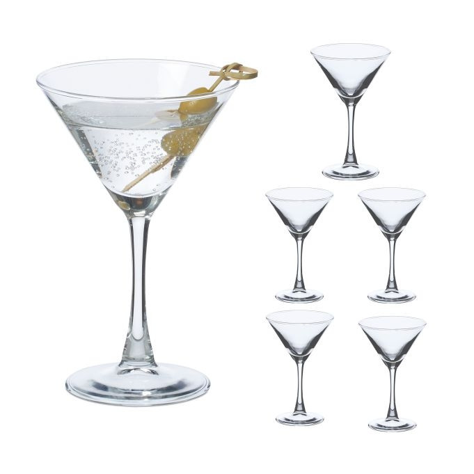 Martini glas 6-pack