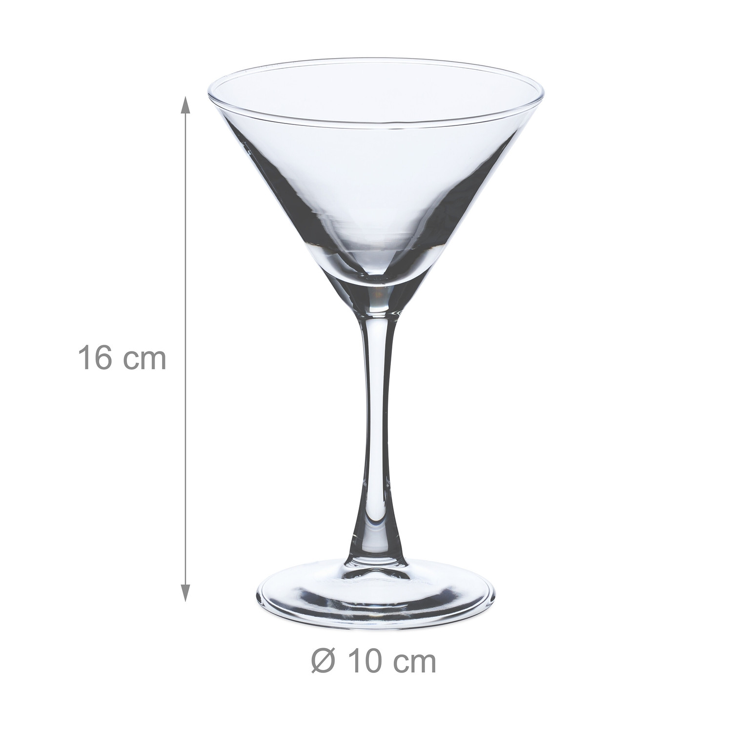 Martini glas 6-pack