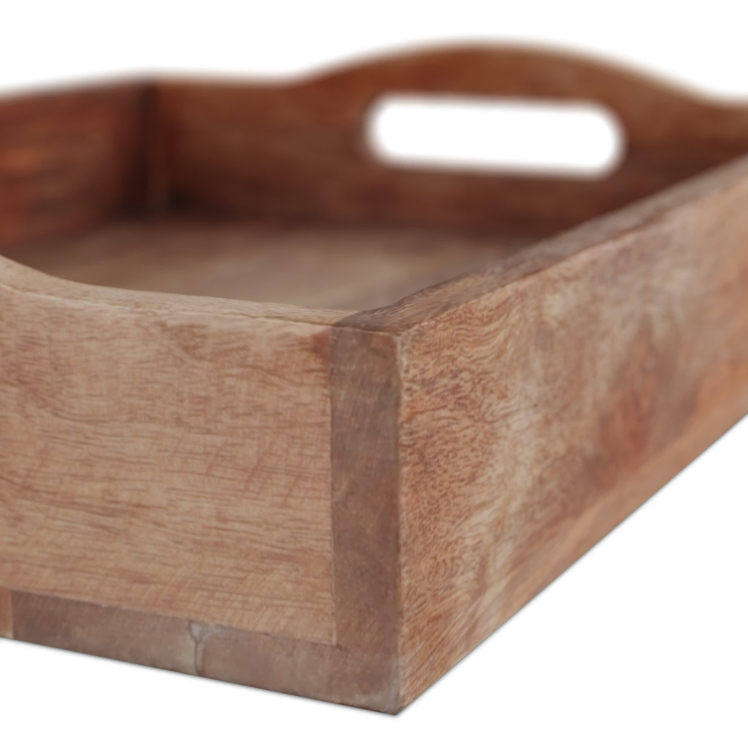 Bandeja rectangular en madera de mango