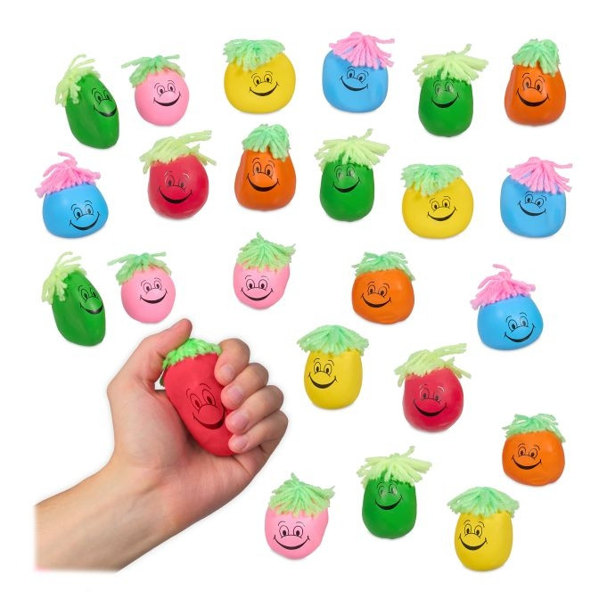 Stressbal 6 cm 24-pack