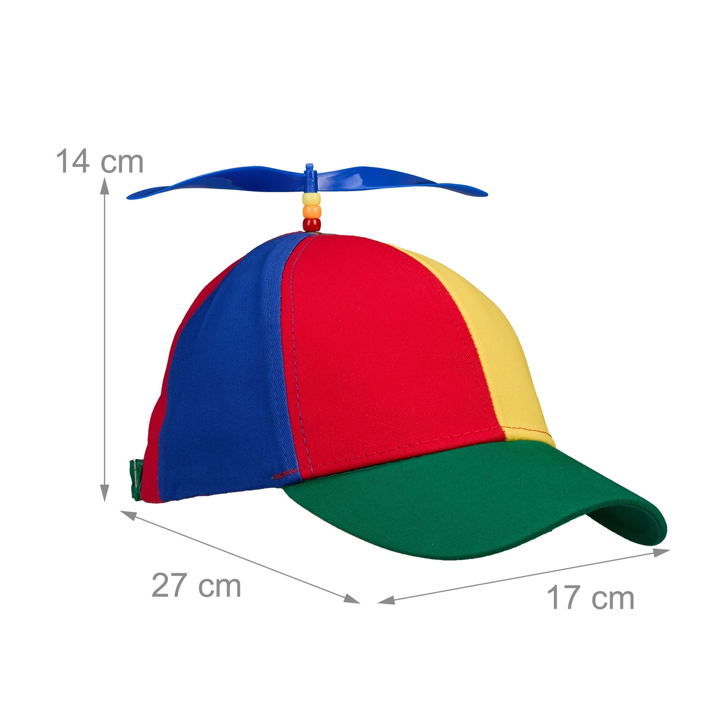 Bunte Propellermütze 2er-Pack