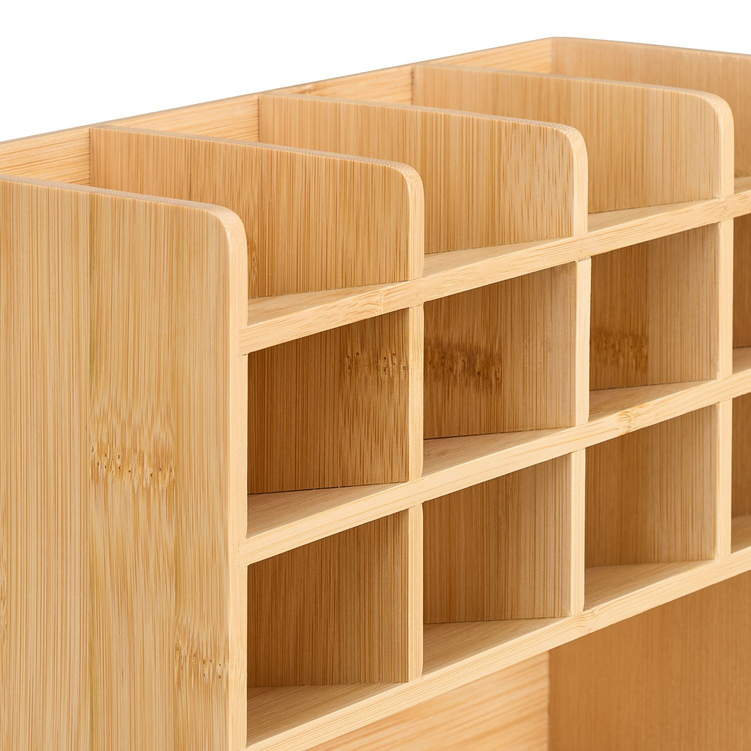 Bureau organizer van bamboe