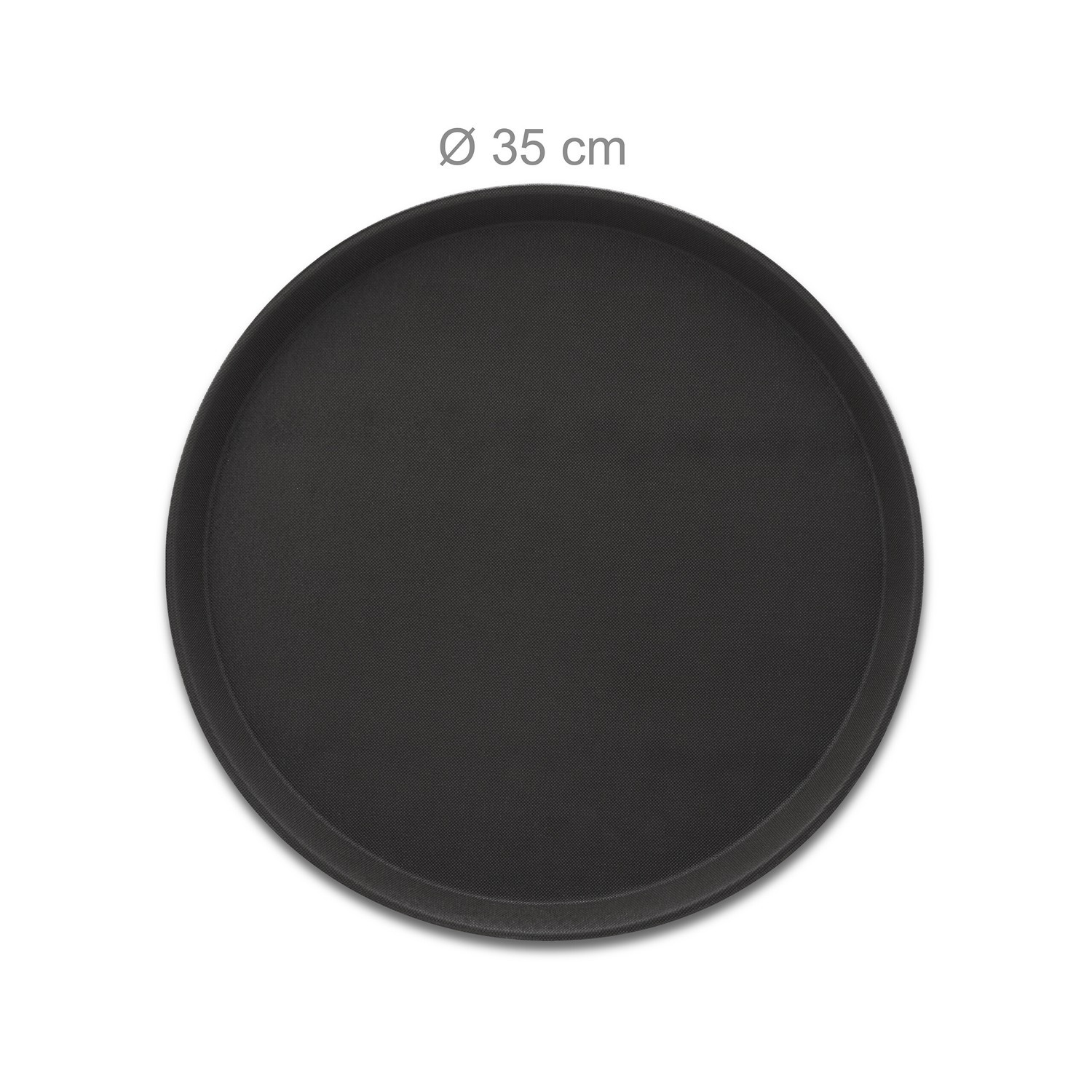 Serviertablett 2er-Pack in Schwarz