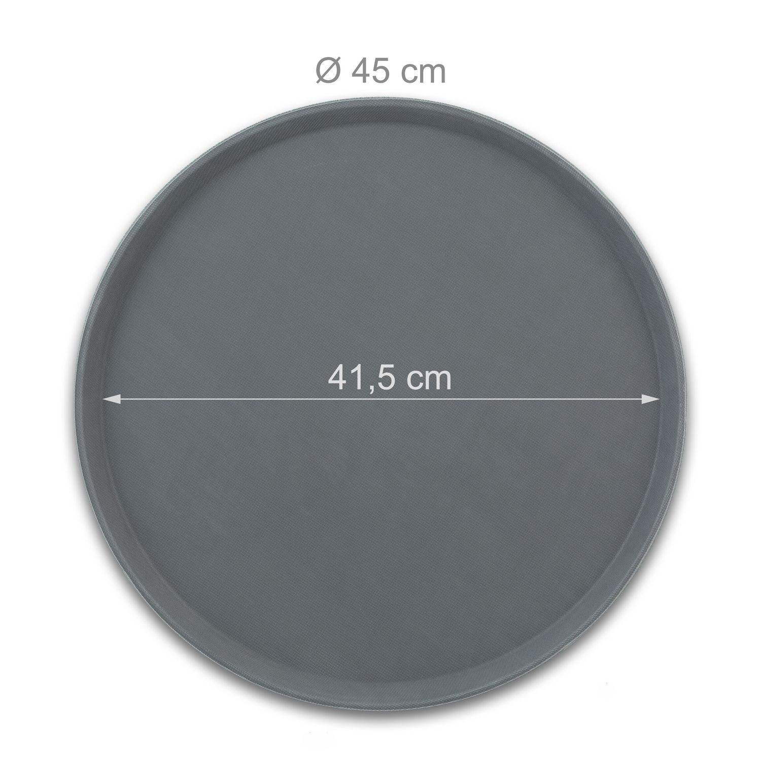Rundes Serviertablett 2er-Pack 45 cm