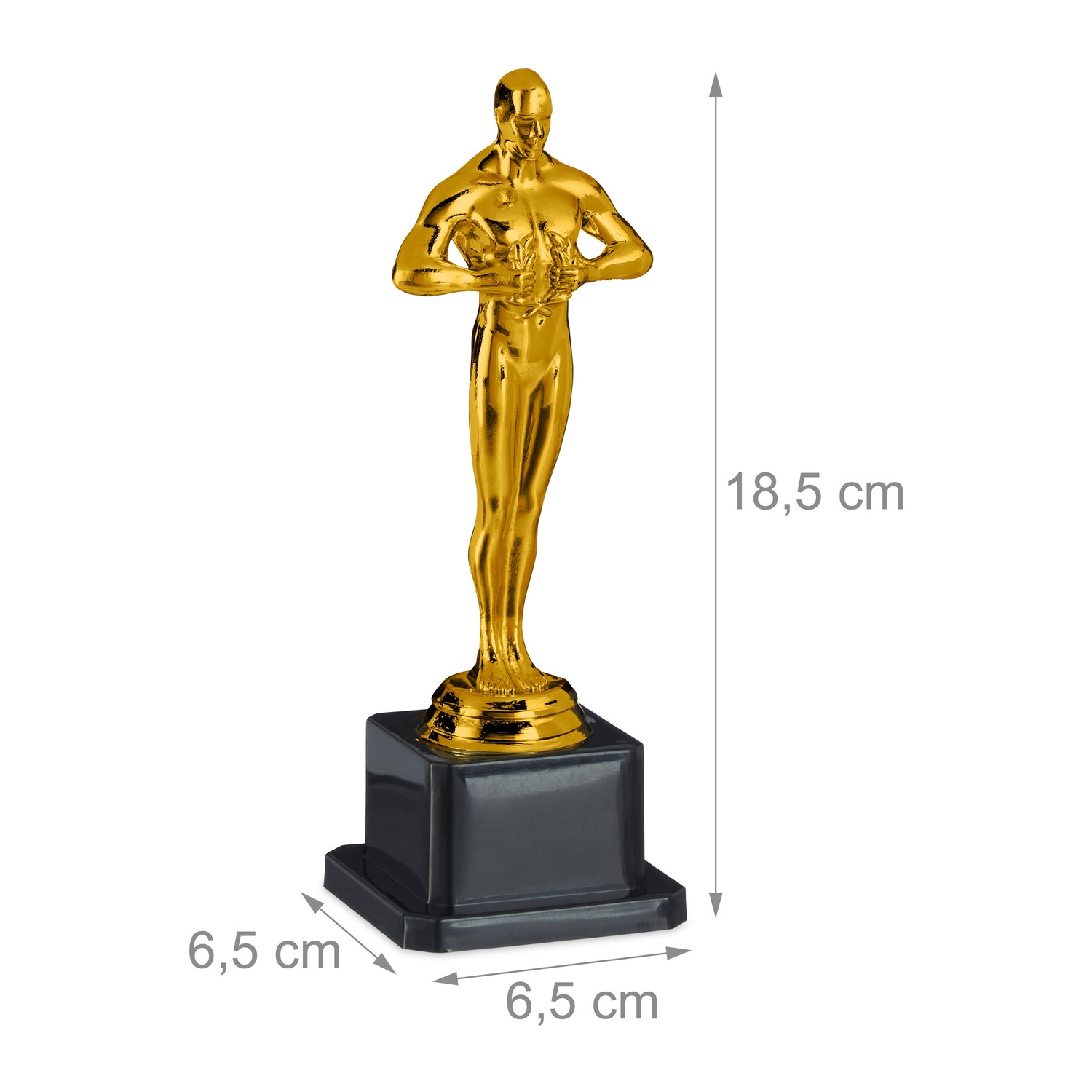 Conjunto de troféus de vencedor com 5