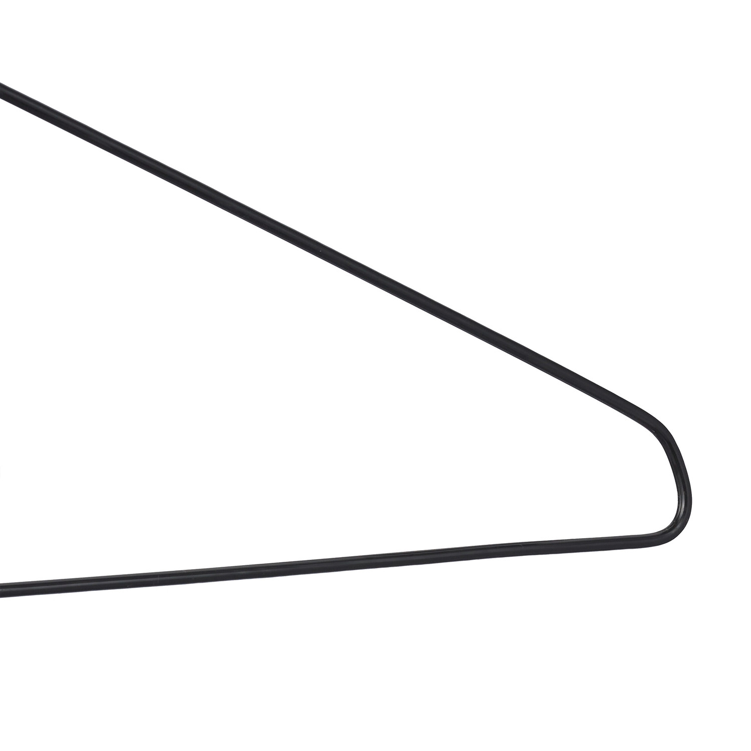 Black clothes hangers 48-pack