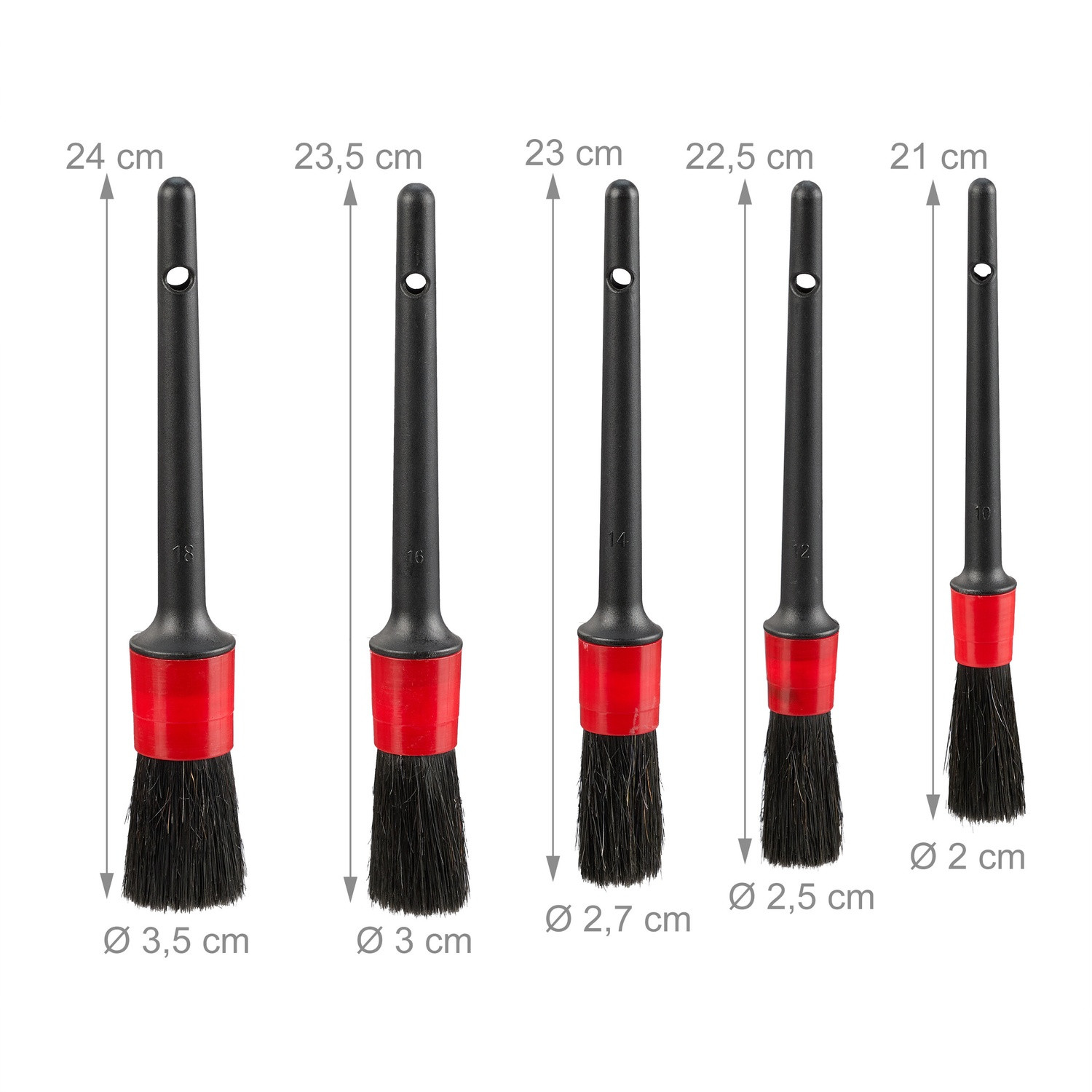 Ensemble de 15 pinceaux de détail
