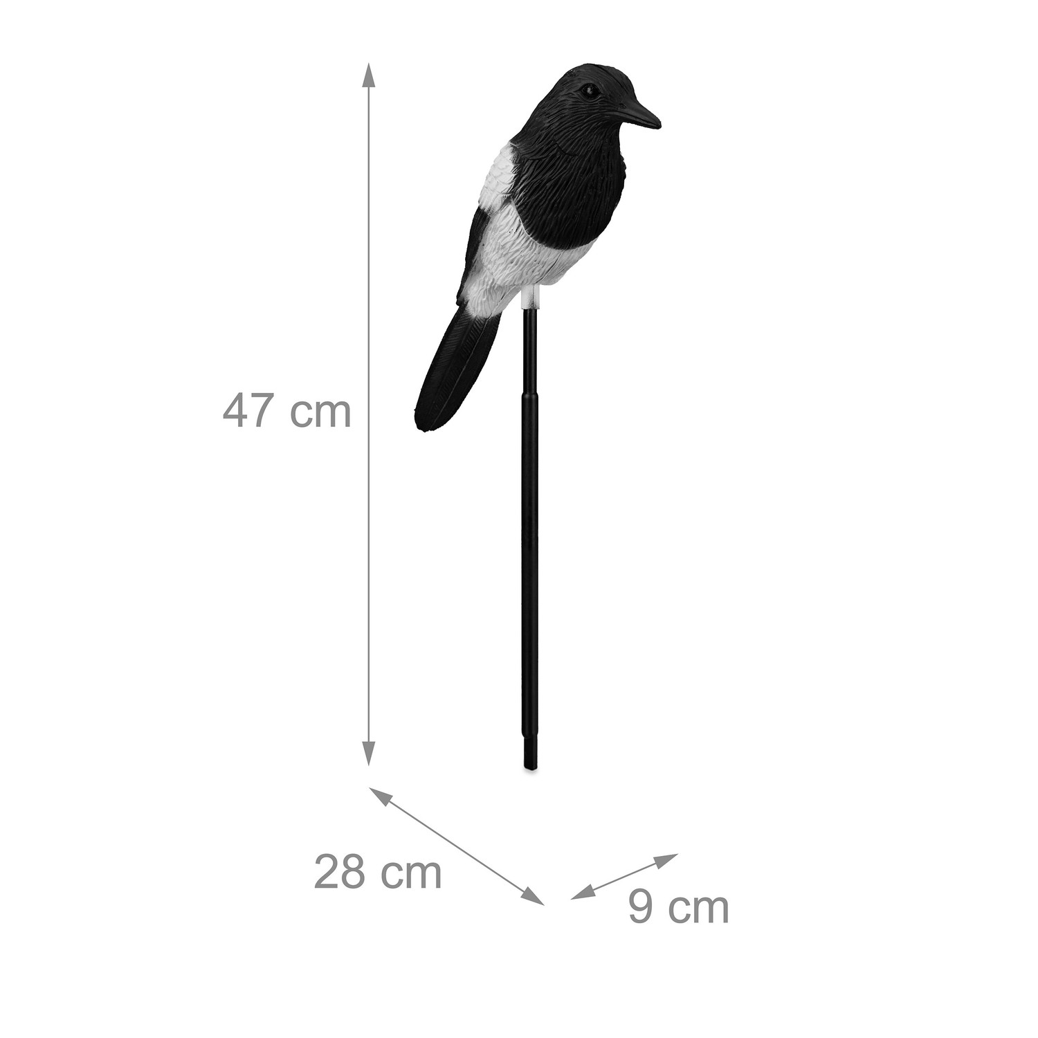Tuinfiguur vogel set van 2