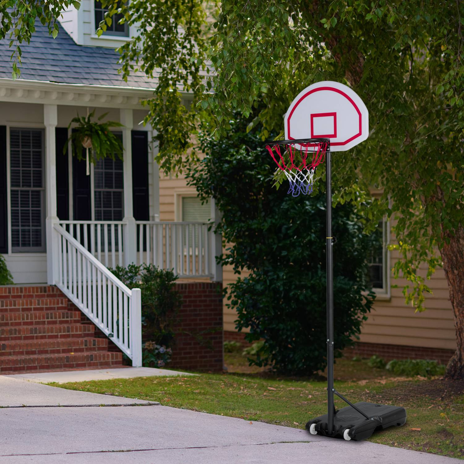 Buiten basketbalstandaard