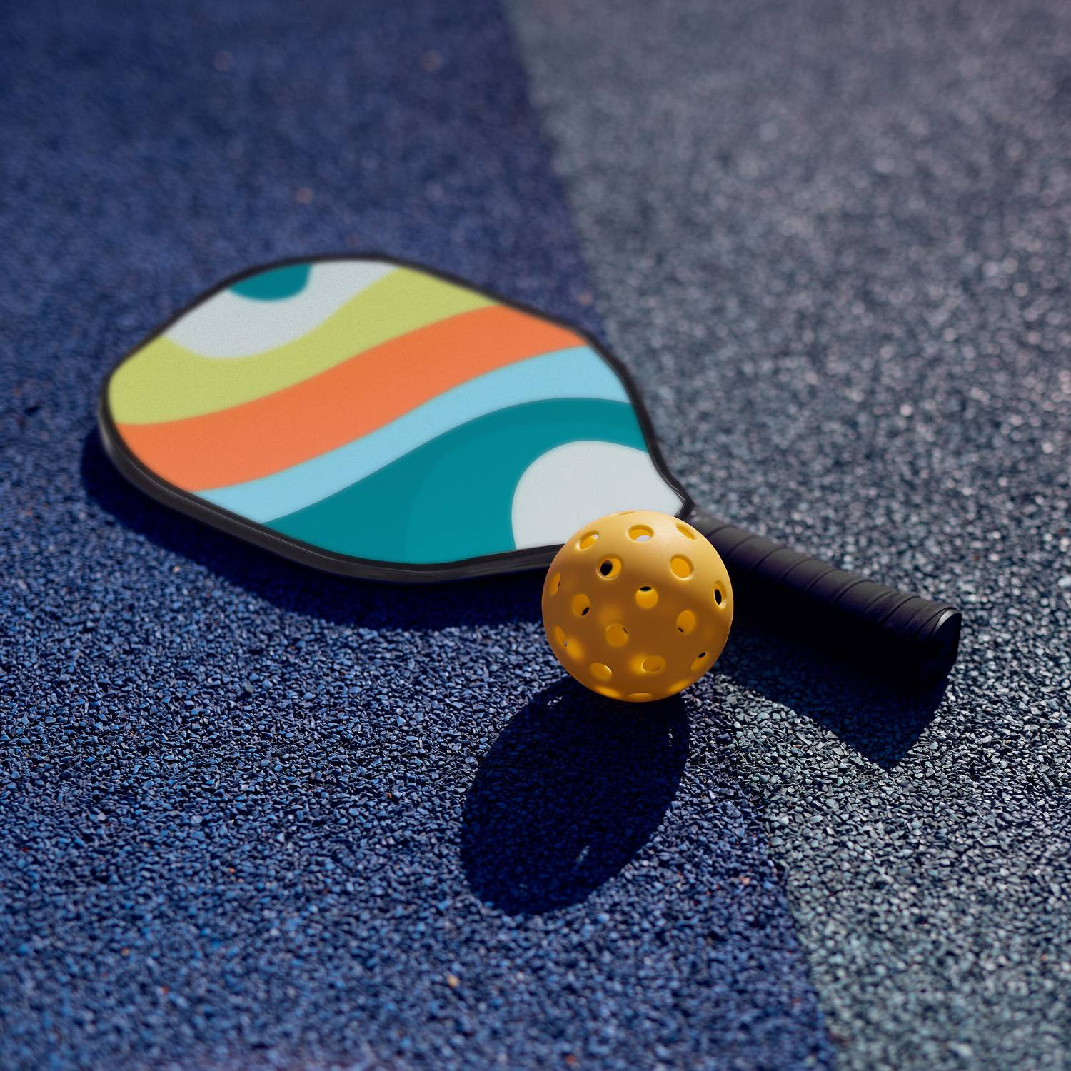 Conjunto de pickleball com 4 raquetes e 8 bolas