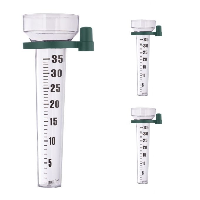 Regenmeter, set van 3