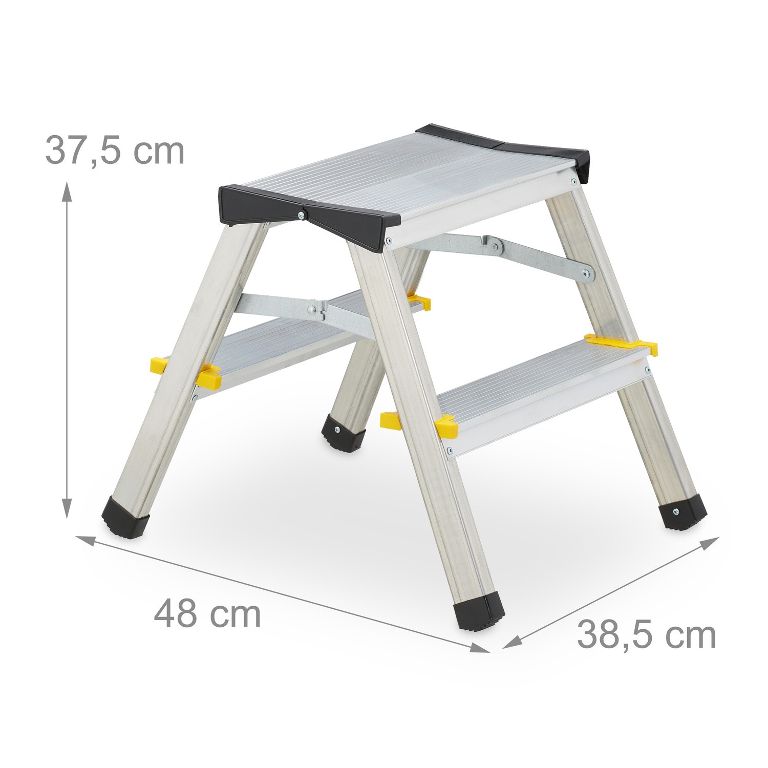 Escalera plegable de aluminio