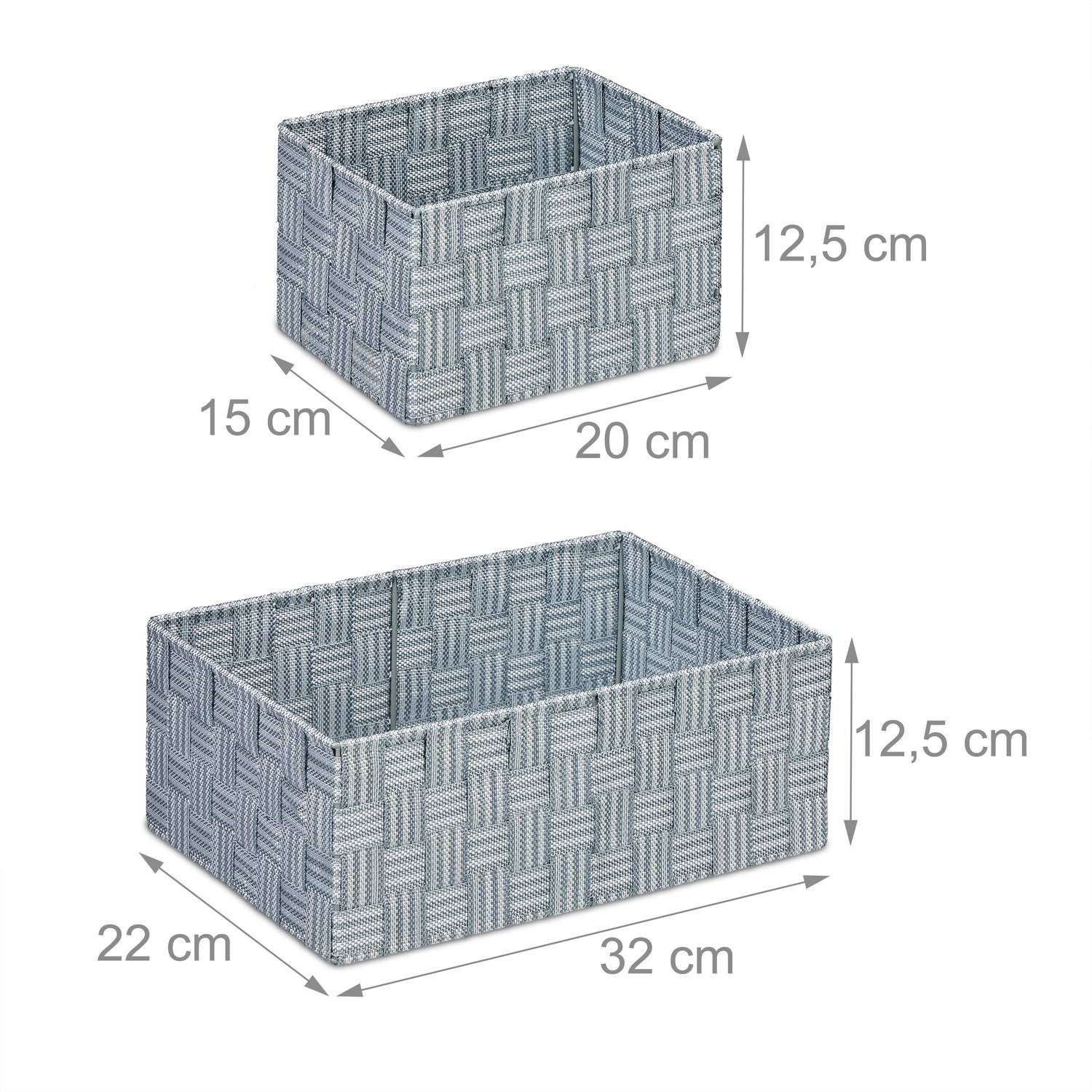 Opbergmandset van 3
