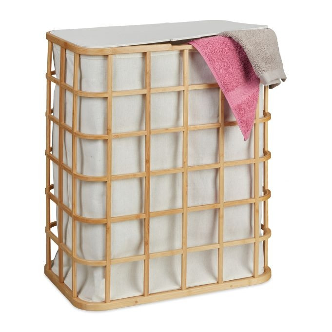 Panier à linge en bambou