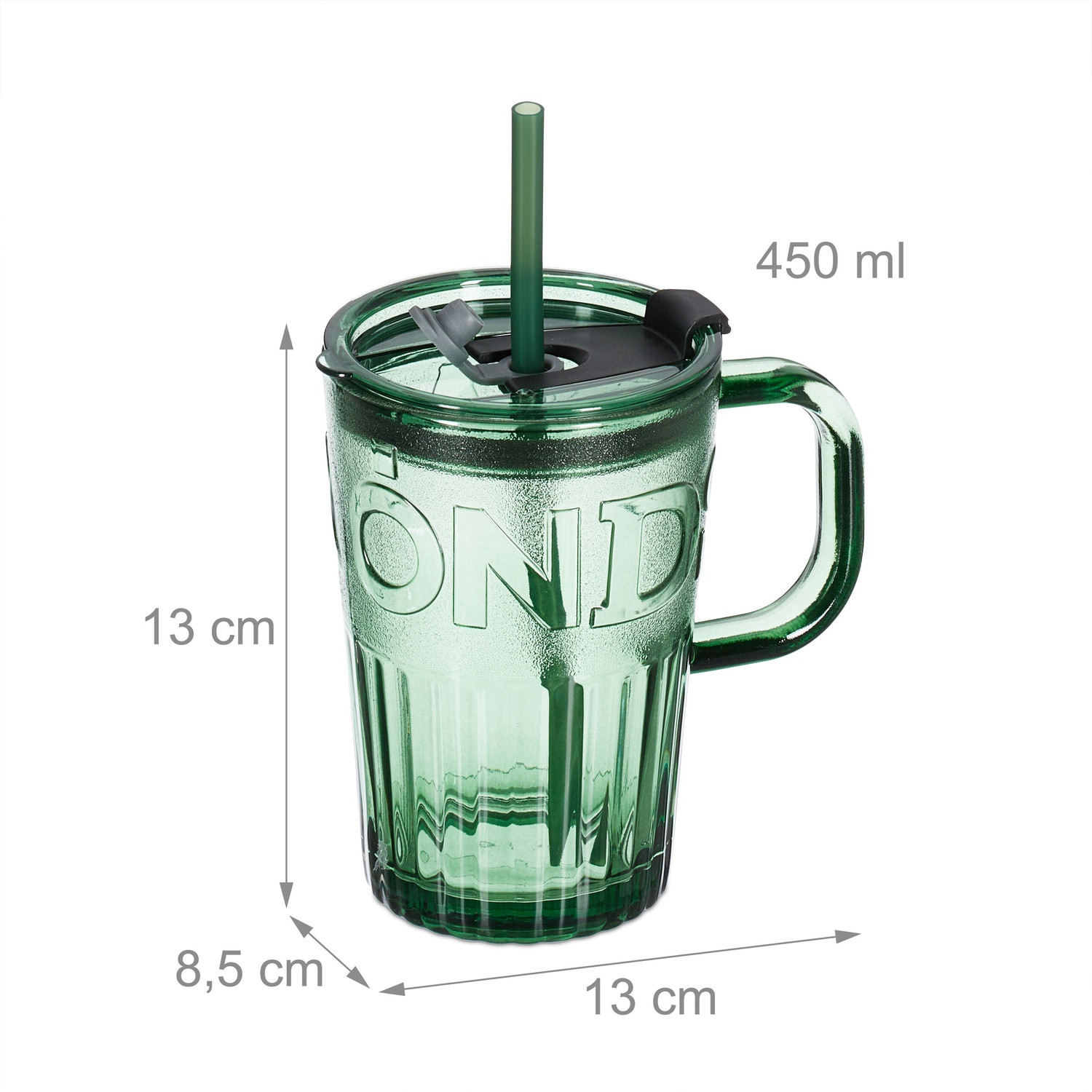 Conjunto de 4 copos com alças