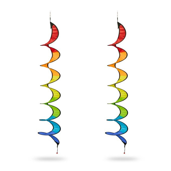 Regenbogen-Windspiel 2er-Set