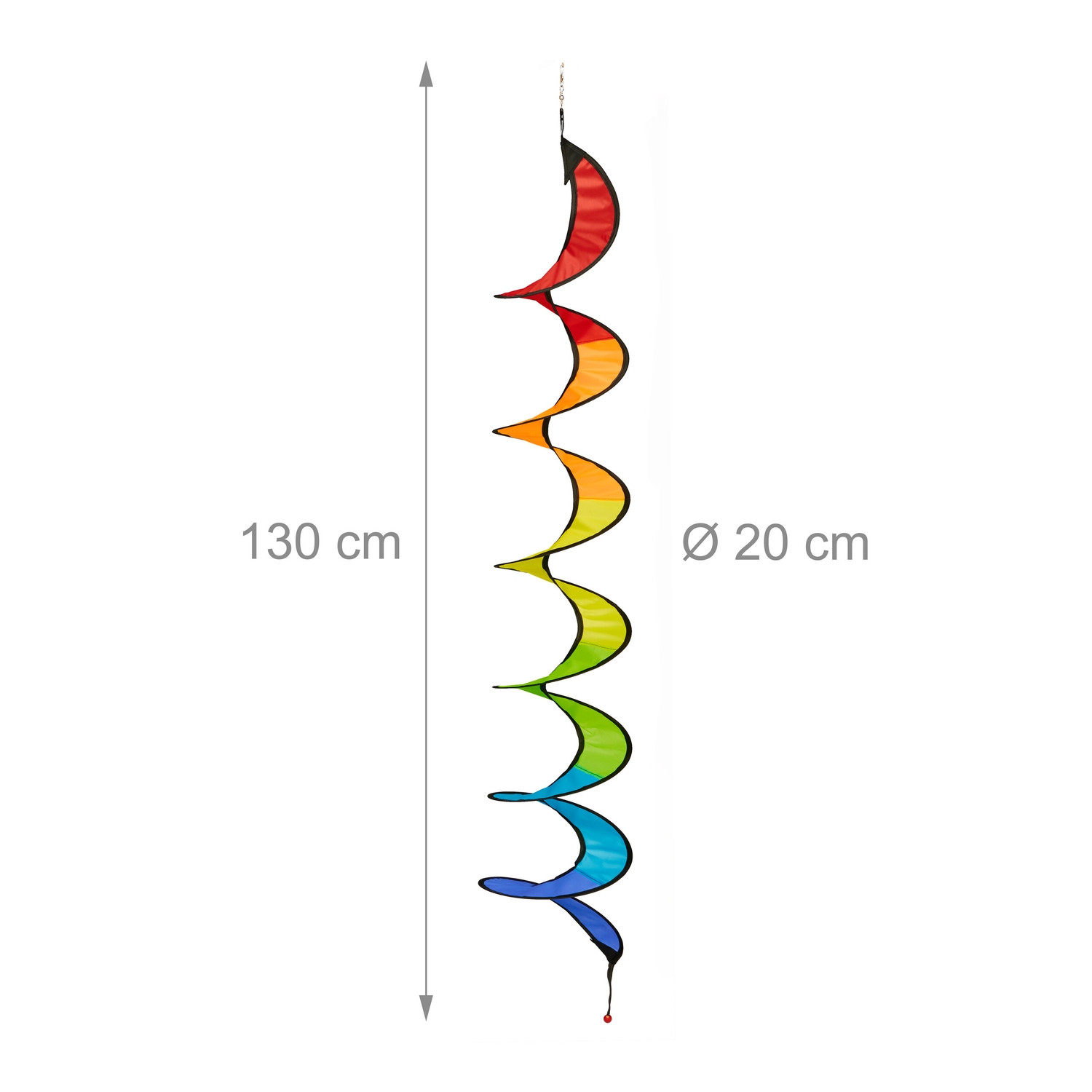 Regenbogen-Windspiel 2er-Set